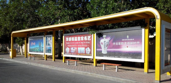 上海不锈钢公交站台定制