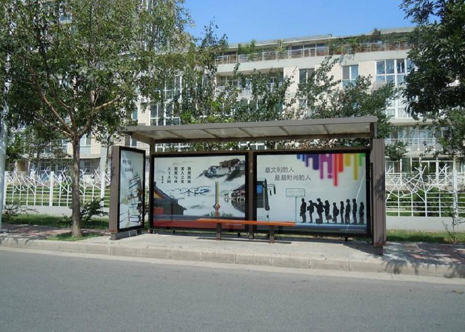 中式仿古公交站臺原創設計