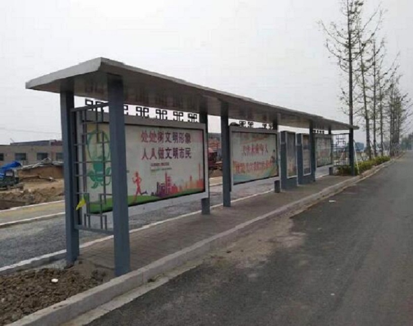 多功能公交站臺候車亭燈箱原創設計