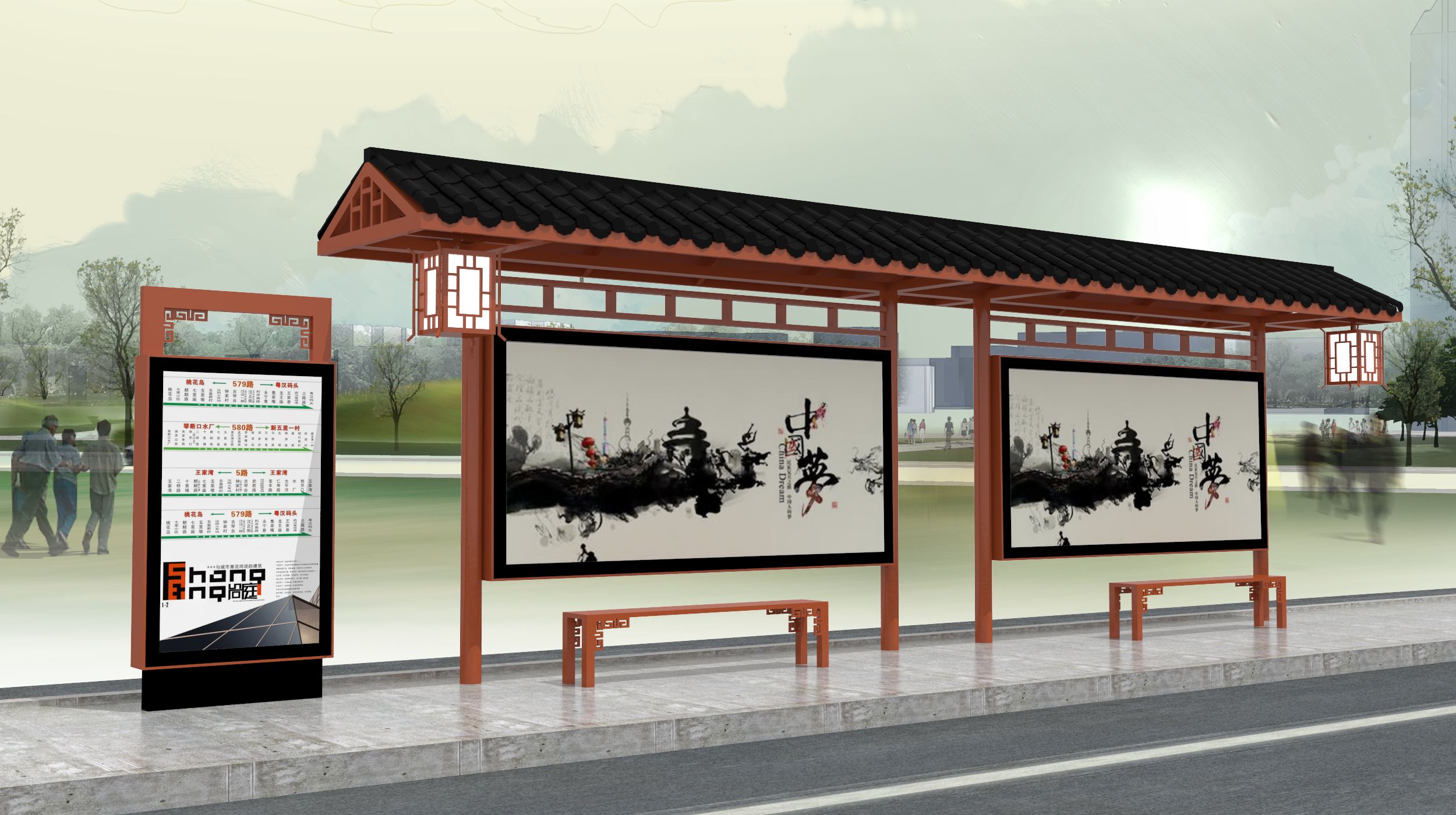 公交候車亭定制