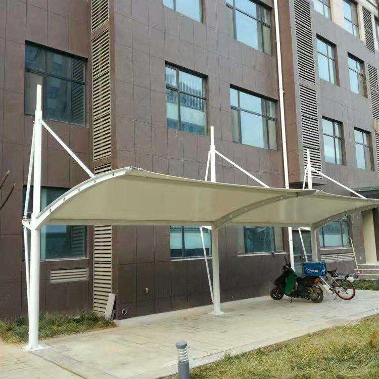 户外膜结构自行车棚厂家