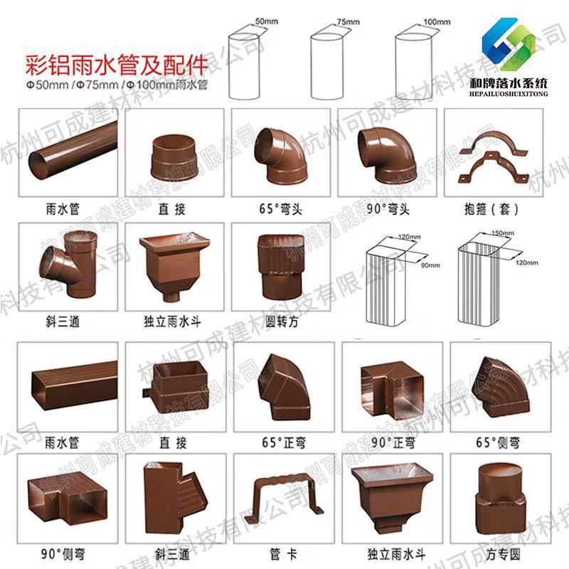 彩铝合金檐沟多少钱